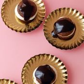 Chocolate-Peppermint Profiteroles