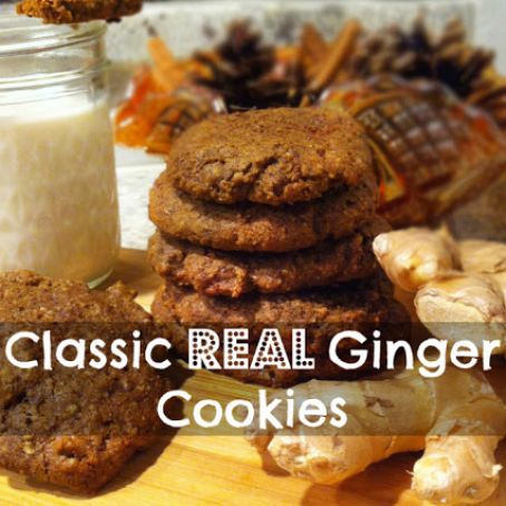 Classic Real Ginger Cookies!