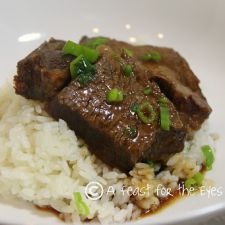 Asian Short Ribs Pressure Cooker Style