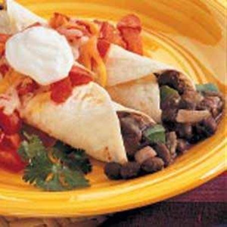 Black Bean Chicken Enchilada