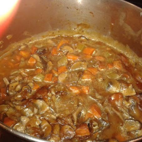 Vegan Mushroom Bourguignon