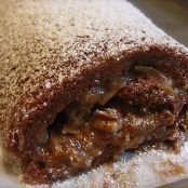 German Chocolate Cake Roll