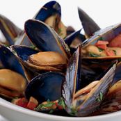 Mussels with Speck, Lemon and Oregano