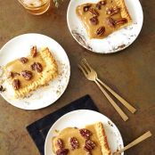 Salted Caramel Tart with Pecans (Mazurek)