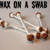 Earwax on a Swab