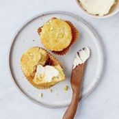 Corn-Studded Corn Muffins with Honey Mascarpone