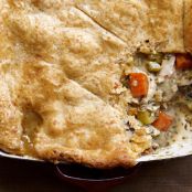 Chicken Potpie With Cheddar Crust