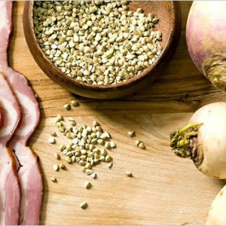 RUSTIC CABBAGE, BEEF & BUCKWHEAT SOUP