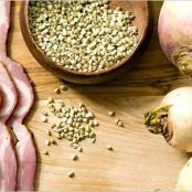 RUSTIC CABBAGE, BEEF & BUCKWHEAT SOUP