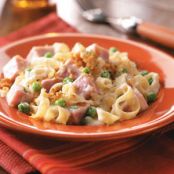 Ham Fettuccine Bake Recipe