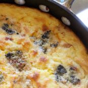 BACON BLUE CHEESE SPOON BREAD