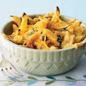 Three-Cheese Chicken Penne Florentine