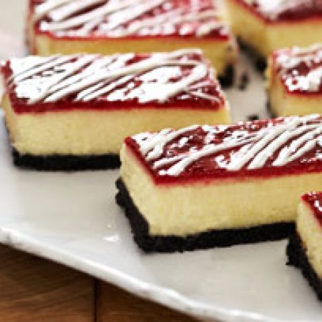 White Chocolate-Raspberry Cheesecake Bars