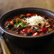 Black Bean Chili with Cilantro