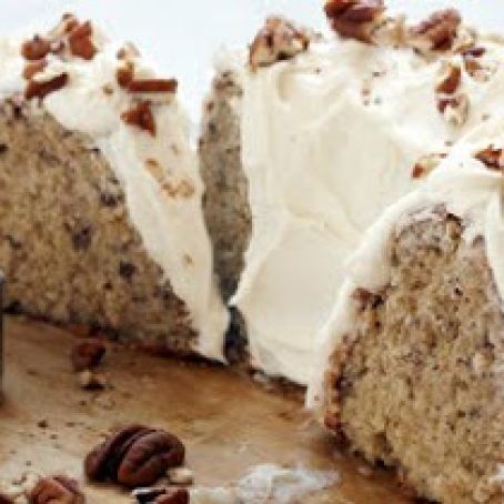 Butter Pecan Banana Cake