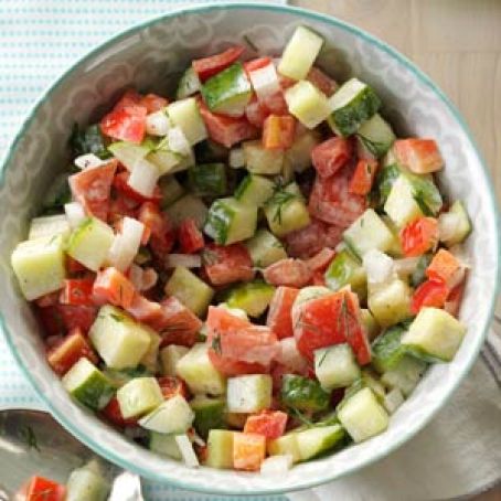 Dill Garden Salad Recipe