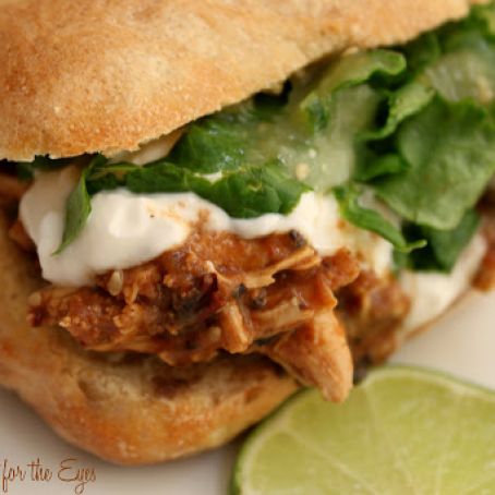 Chicken Mole Torta (Mexican Chicken Sloppy Joes)