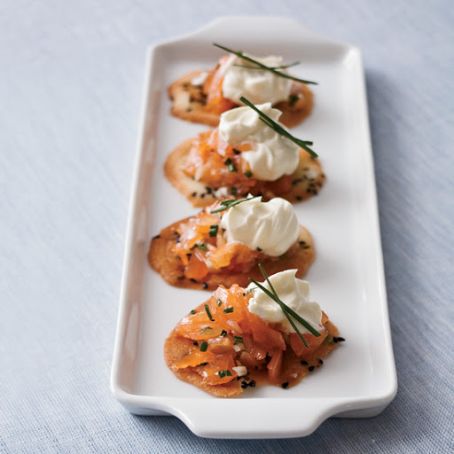 Smoked Salmon Crisps