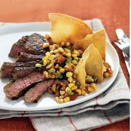 Chipotle Steak and Corn Salsa