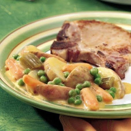 Slow Cooker Cheesy Winter Vegetables Casserole