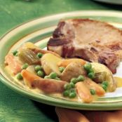 Slow Cooker Cheesy Winter Vegetables Casserole