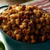 Cornbread Stuffing with Apples & Bacon