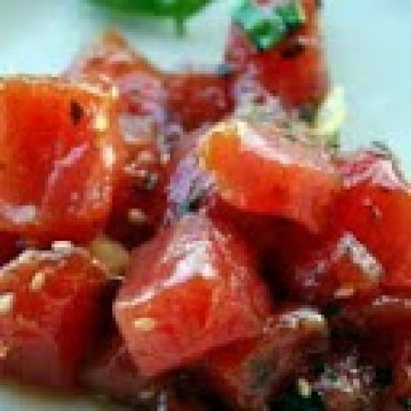 Ahi Poke Oyster Sauce