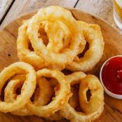 Crispy Beer Battered Onion Rings