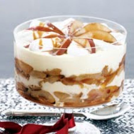 Roasted Pear and Caramel Trifle 1