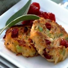 Sage and Cranberry Crab Cakes Recipe