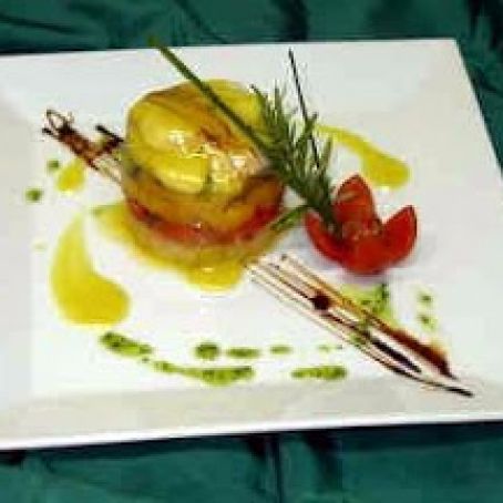 BACALAO PIL-PIL CON PIMIENTOS Y PAPAS