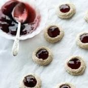 Cherry-Almond Meringue Cookies