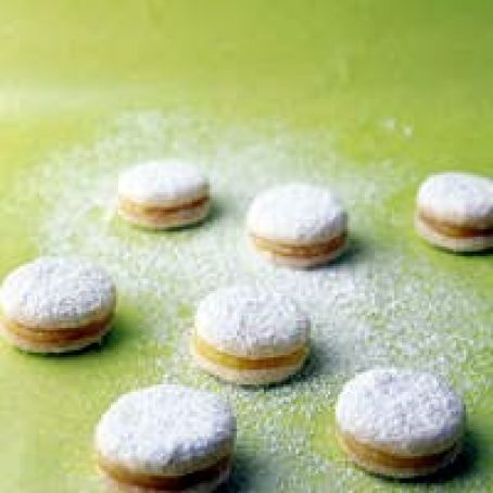 Petite Lemon Curd Cookies