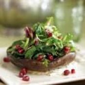 Grilled Portobello with POM Mustard Vinaigrette and Garden Greens