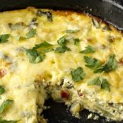 Green Apple, Cheese and Chard Oven Omelet