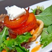 Golden Beet Tatin with Goat Cheese