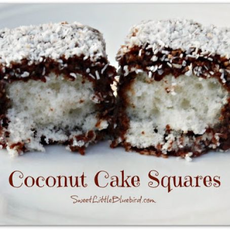 Coconut Cake Squares