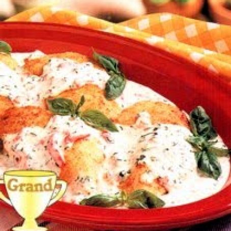 Chicken in Basil Sauce