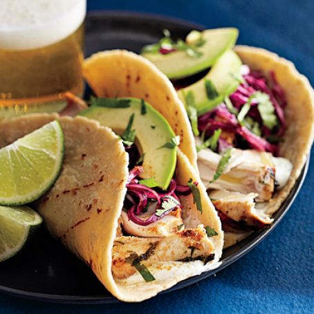 Tequila-Lime Mahimahi Tacos