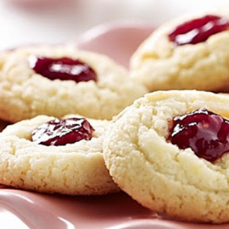 Raspberry Spice Thumbprints