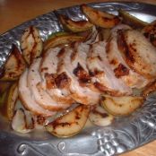 PORK TENDERLOIN WITH CARMELIZED PEARS & BRANDY CREAM