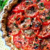 Tomato and Corn Pie