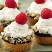 Mini Ice Cream Cookie Cups