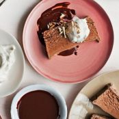 Chocolate Semifreddo with Chile-Chocolate Sauce