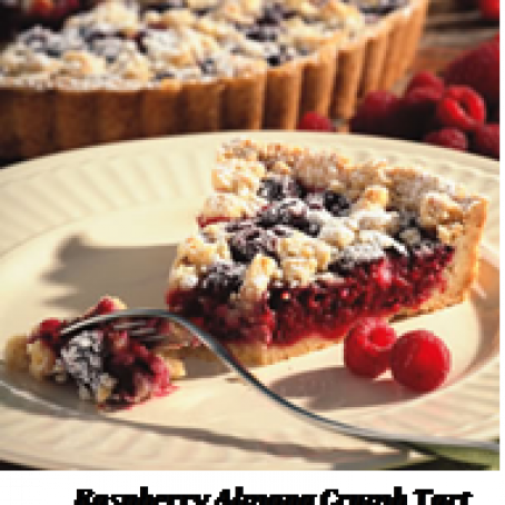RASPBERRY ALMOND CRUMB TART