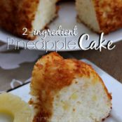 2 Ingredient Pineapple Cake