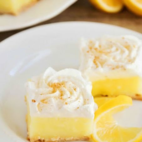 LEMON PIE SQUARES (No bake)