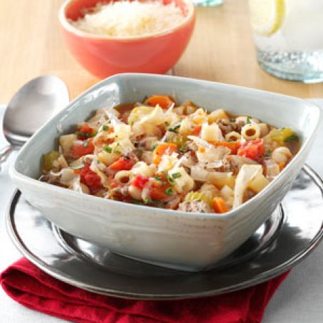 Slow Cooker Pasta e Fagioli Recipe
