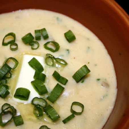Cream of Potato-and-Onion Soup