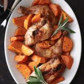 Roast Chicken with Butternut Squash